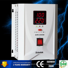 Intelligent Ac Home Automatic Generator 2000VA 1200W Voltage Stabilizer